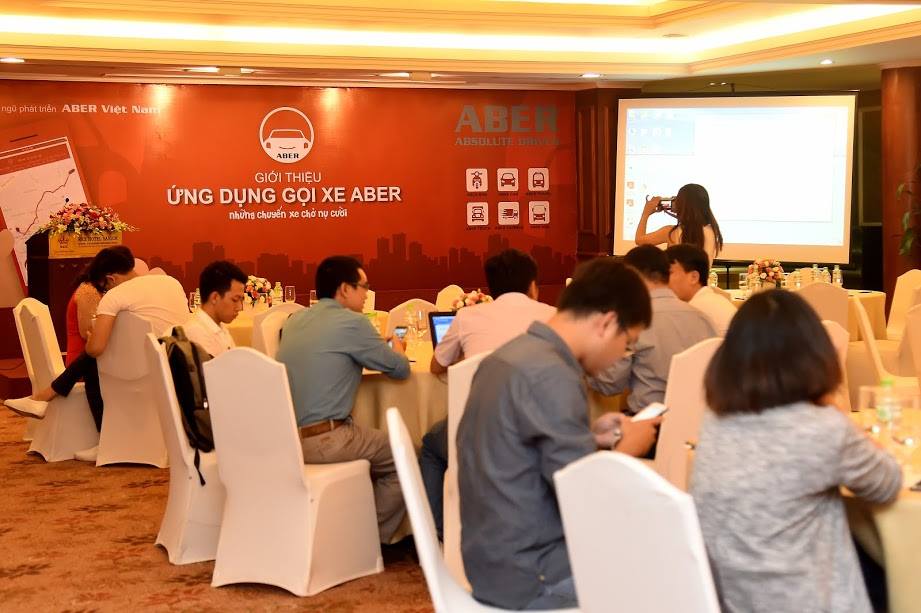 Lễ ra mắt ứng dụng gọi xe Aber tại Tp Hồ Chí Minh