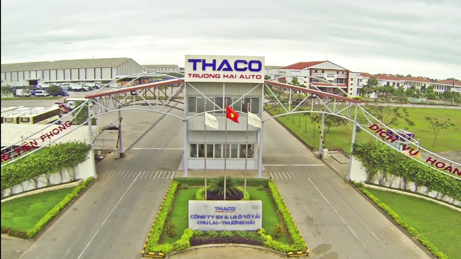 Thaco đã xây dựng nhà máy tại Chu Lai và đã đi vào hoạt động