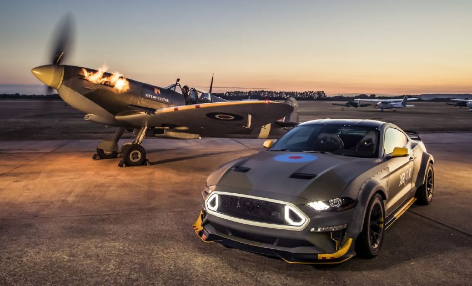 Lớp sơn của Ford Eagle Squadron Mustang GT được thiết hầm hố