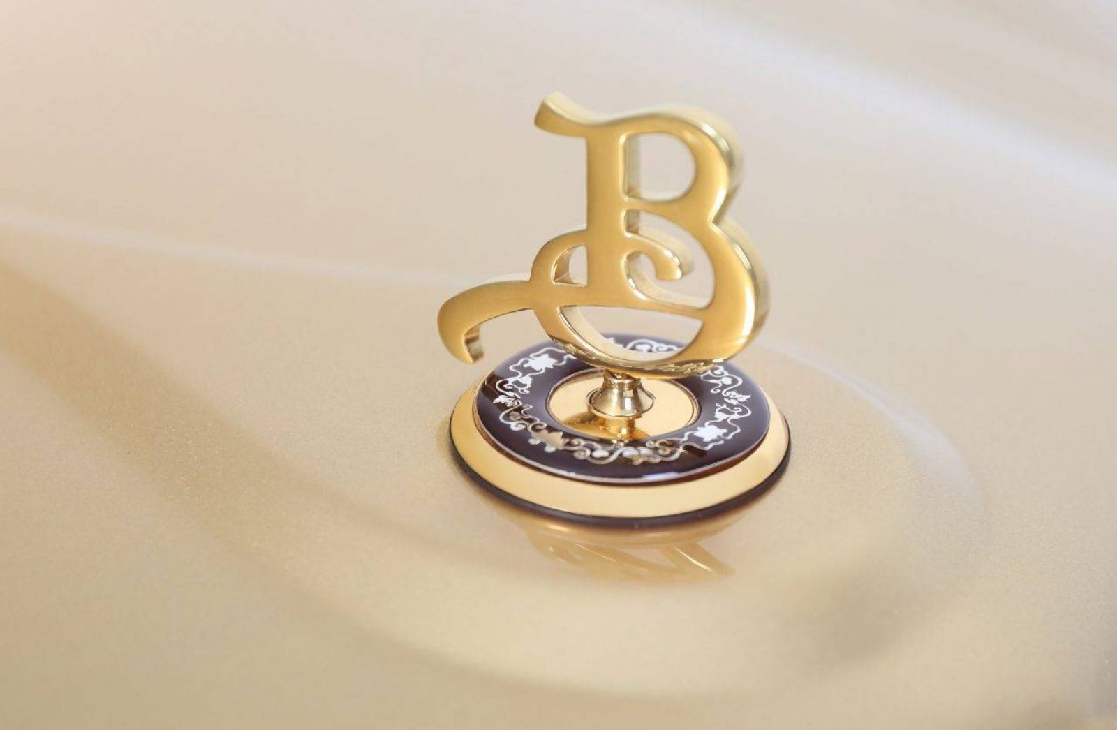 Logo của hãng Bufori được gắn trên mui xe