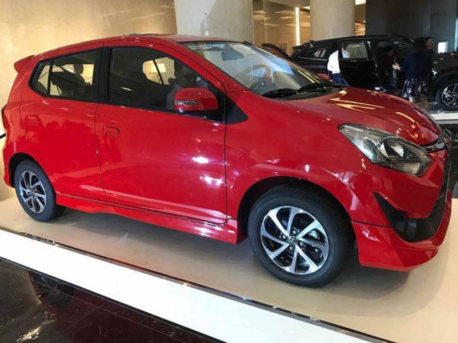 Toyota Wigo trong một sự kiện dành cho đại lý tại Hà Nội