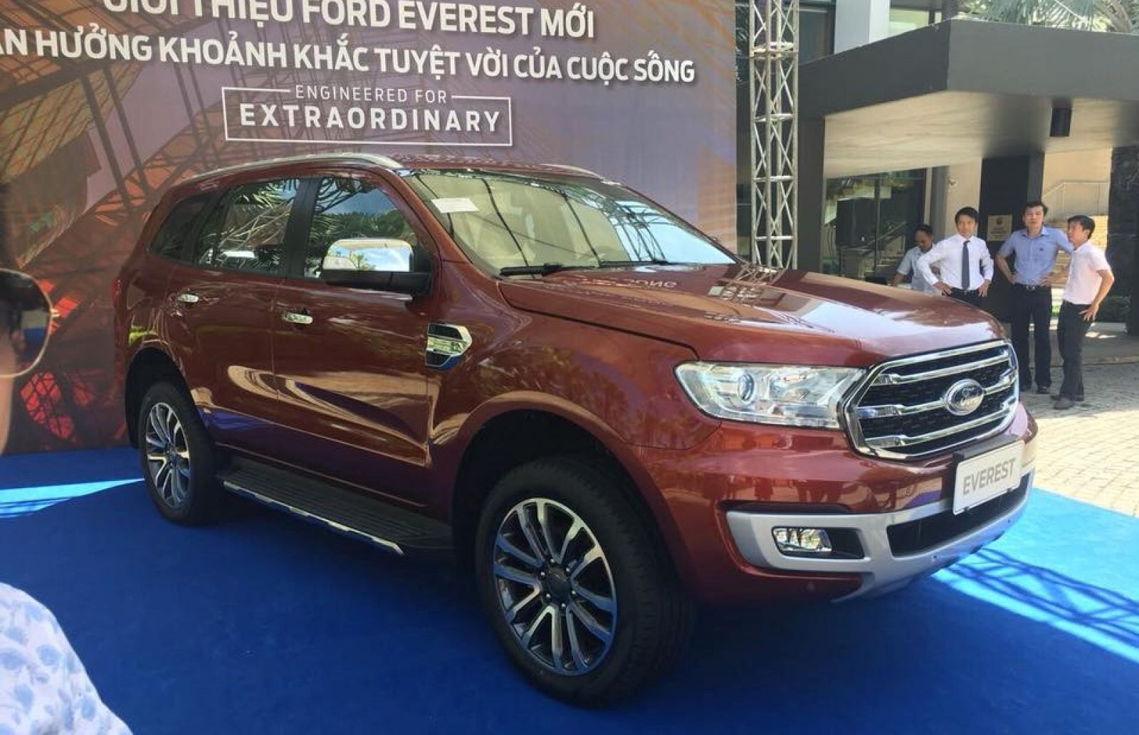 Cận cảnh Ford Everest 2018 tại một sự kiện dành cho đại lý phía Nam