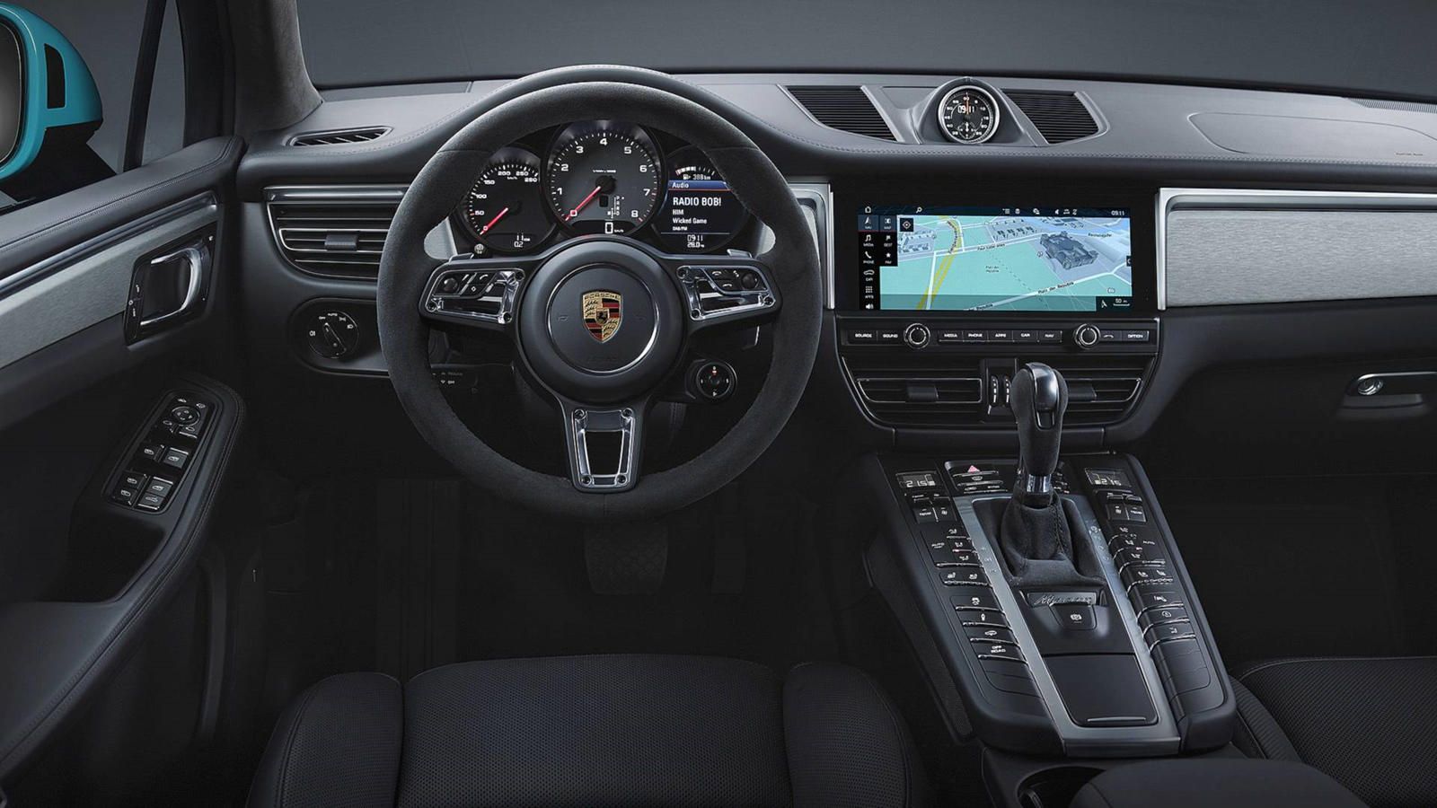 Thiết kế hàng ghế trước của Porsche Macan 2019 