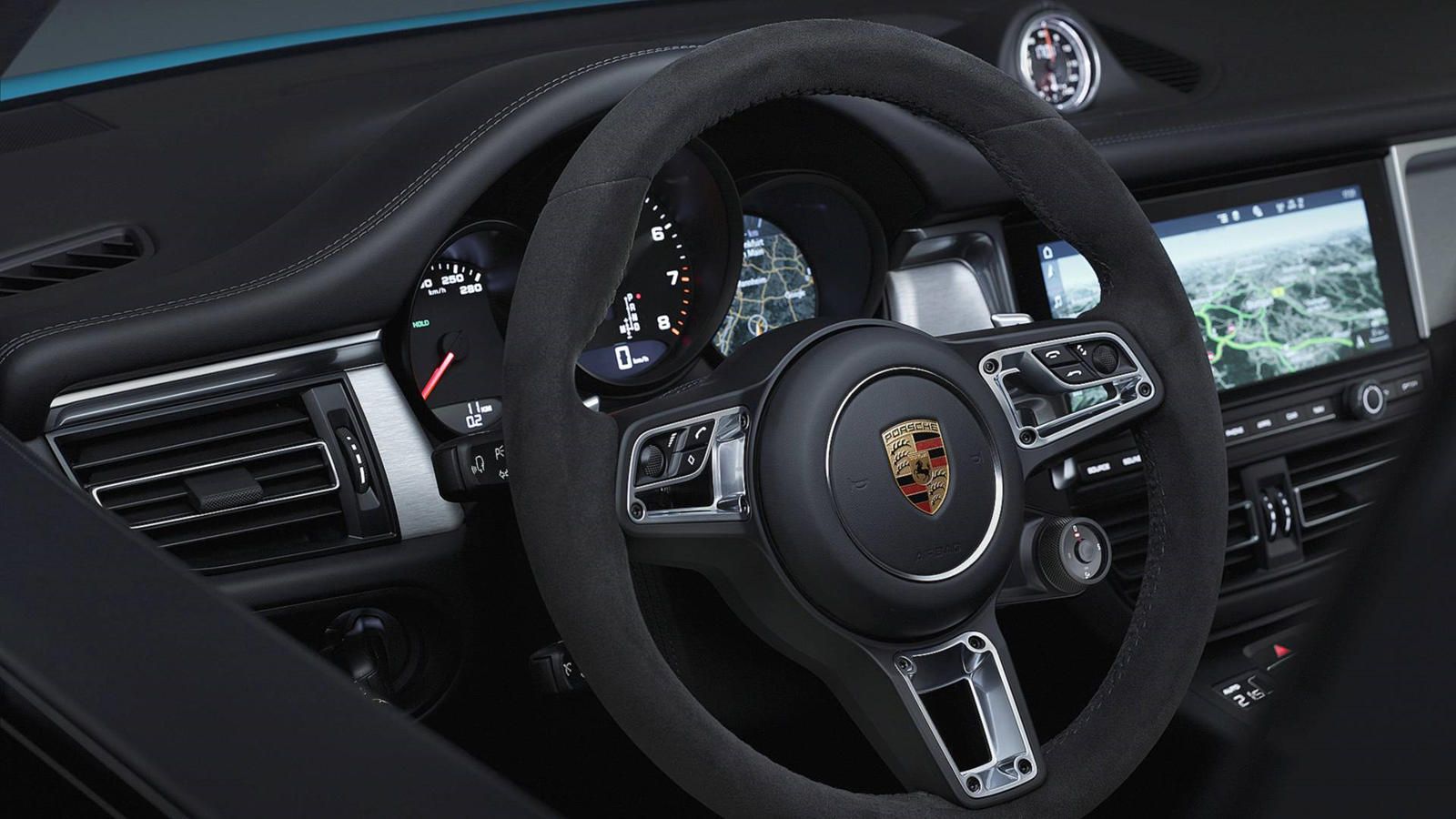 Thiết kế vô lăng xe Porsche Macan 2019 