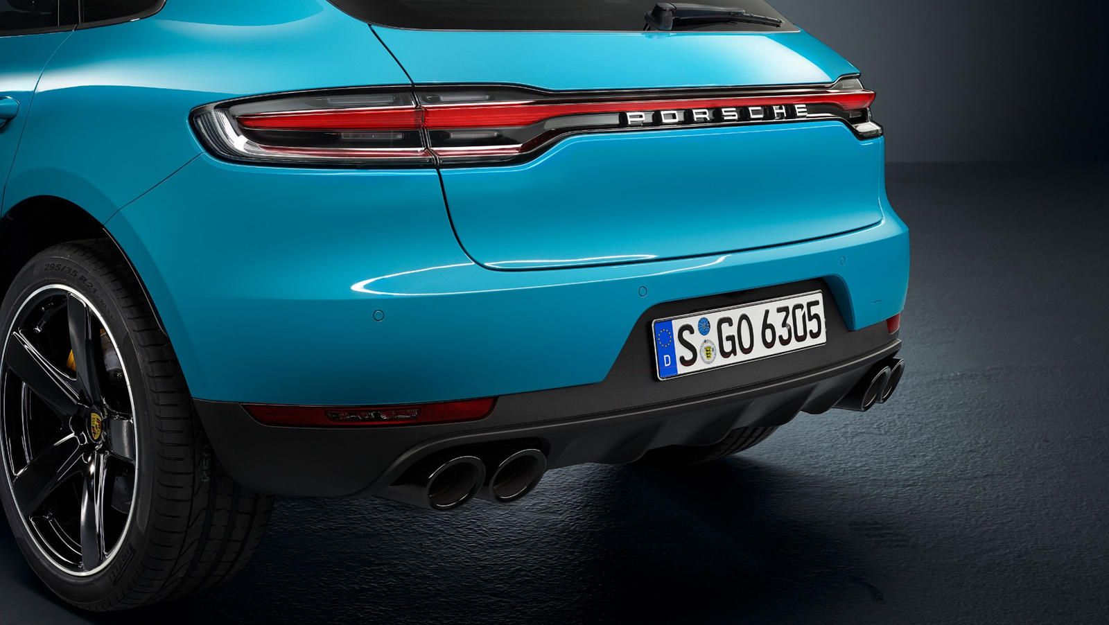 Thiết kế ống xả của xe Porsche Macan 2019 