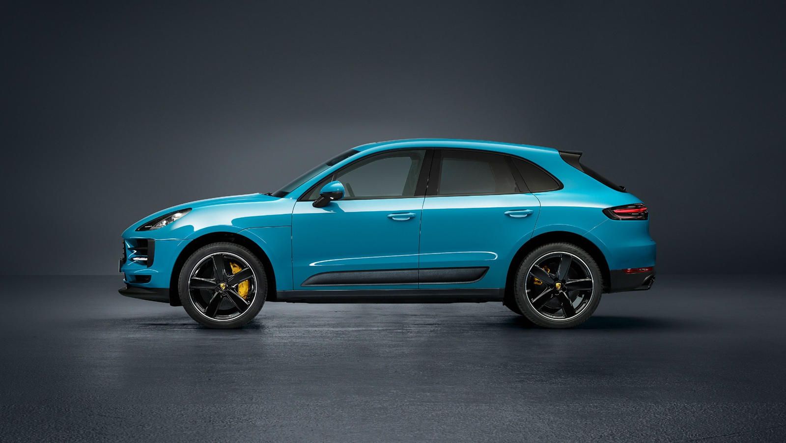 Thiết kế phía bên hông xe Porsche Macan 2019 