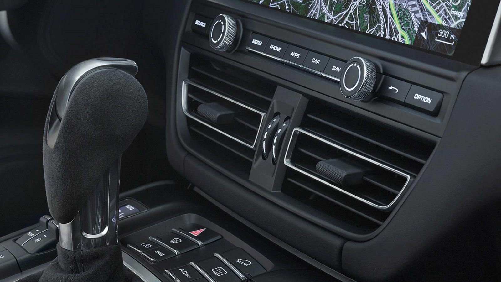 Thiết kế cửa gió điều hòa của xe Porsche Macan 2019 