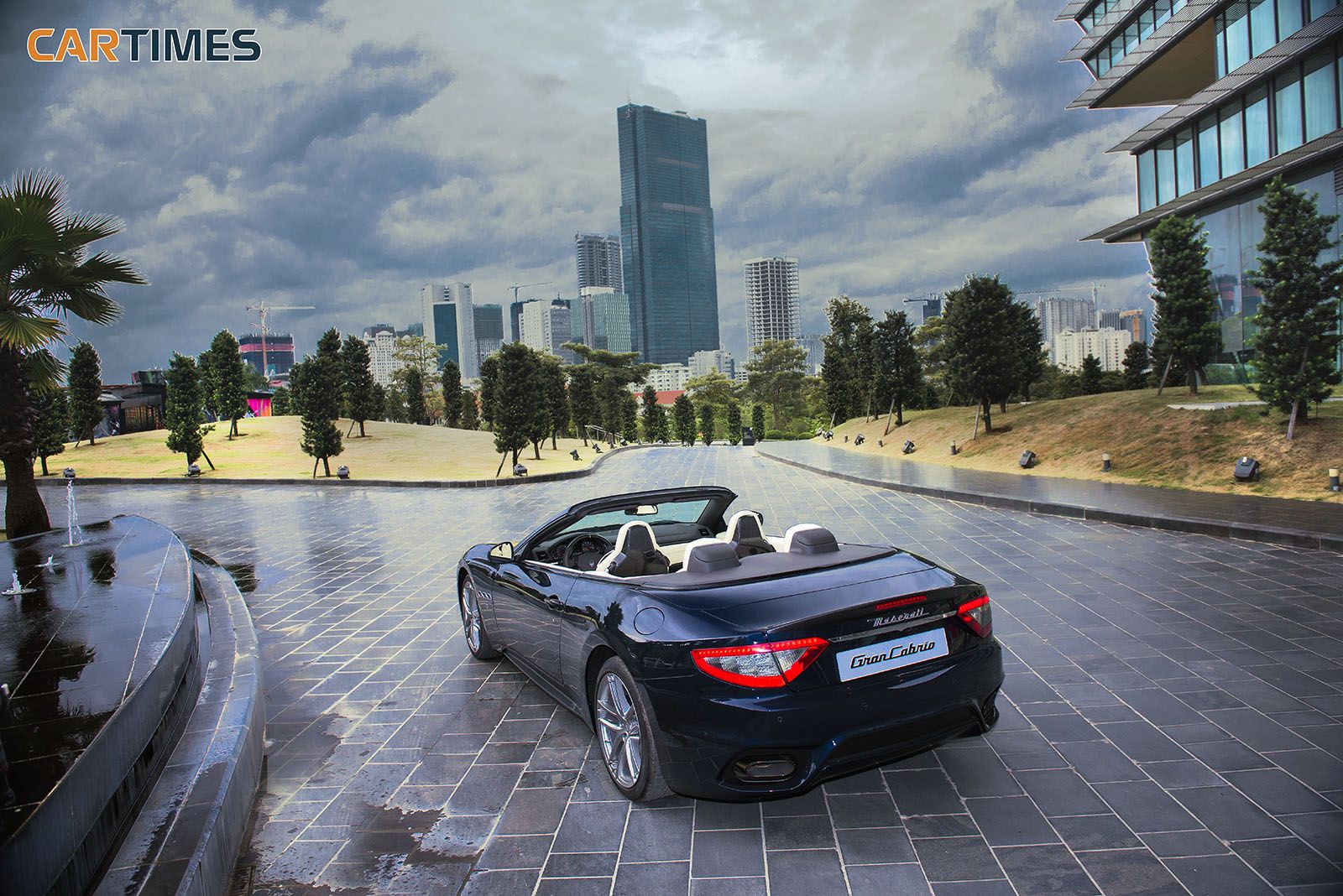 Thiết kế phía sau xe Maserati Gran GranCabrio 2018 Sport