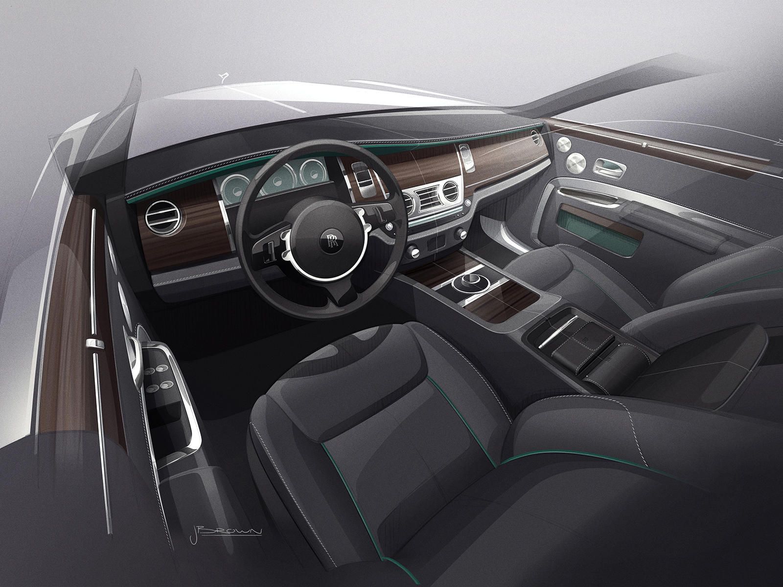 Nội thất của xe Rolls-Royce Silver Ghost Collection