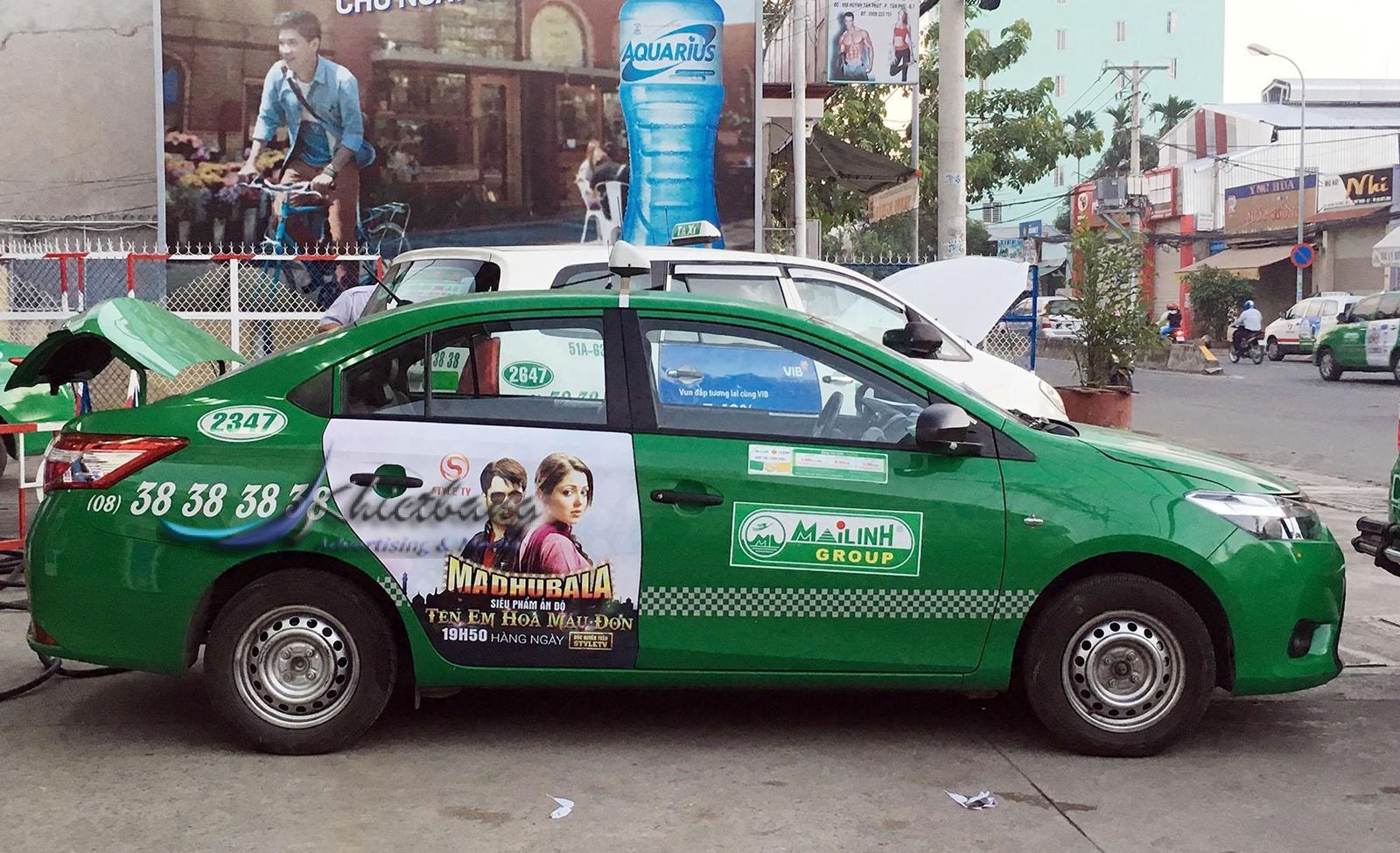 Quảng cáo trên taxi