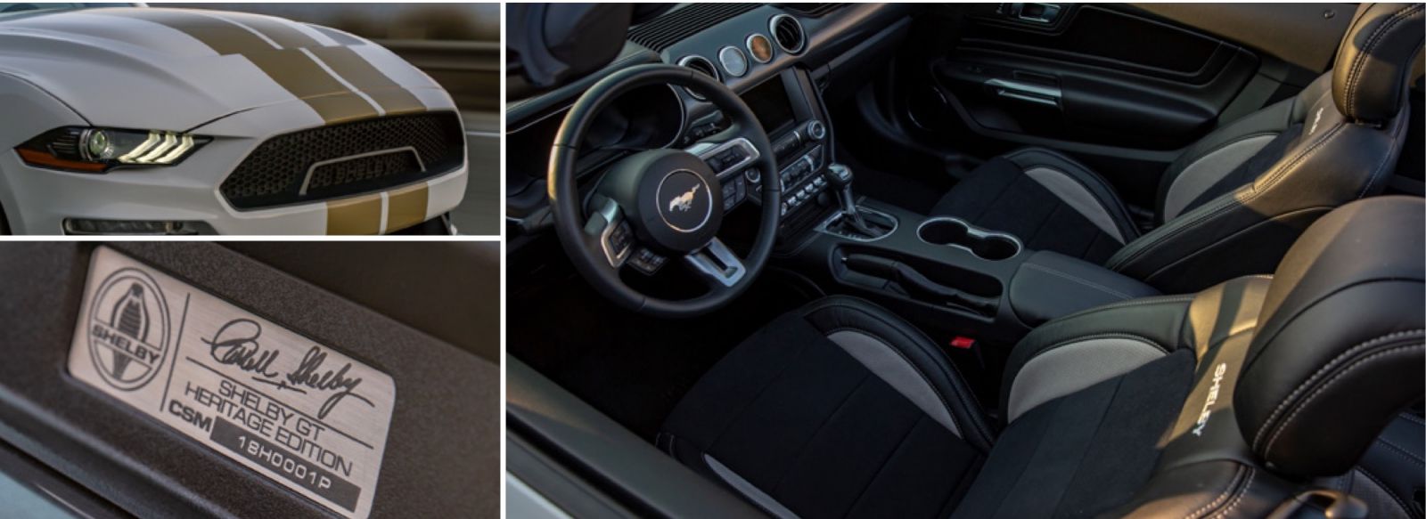 Nội thất của xe Ford Mustang Shelby GT 2019
