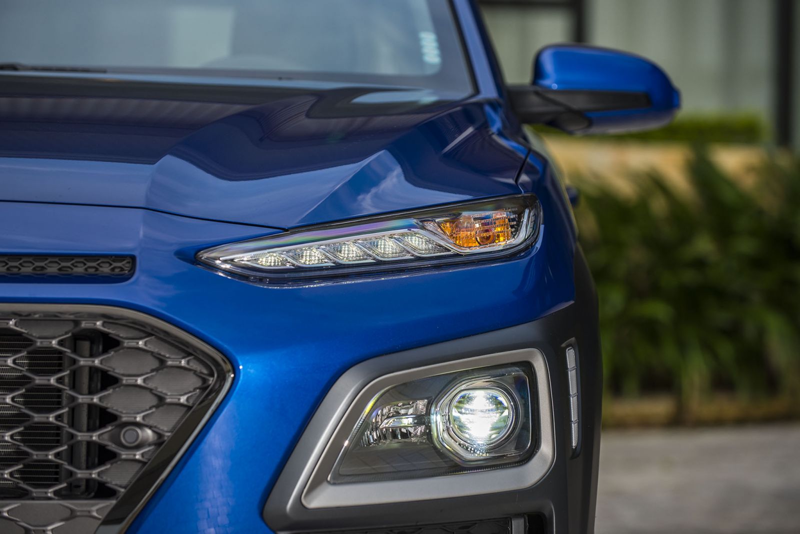 Thiết kế hệ thống đèn trên xe Hyundai Kona