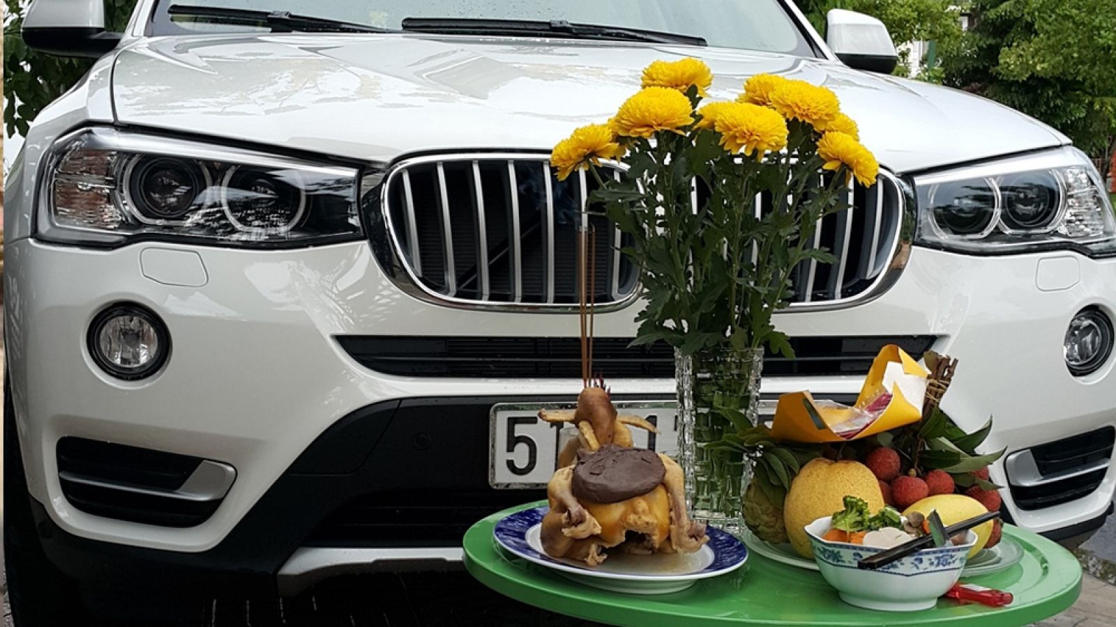 Cúng xe mới mua