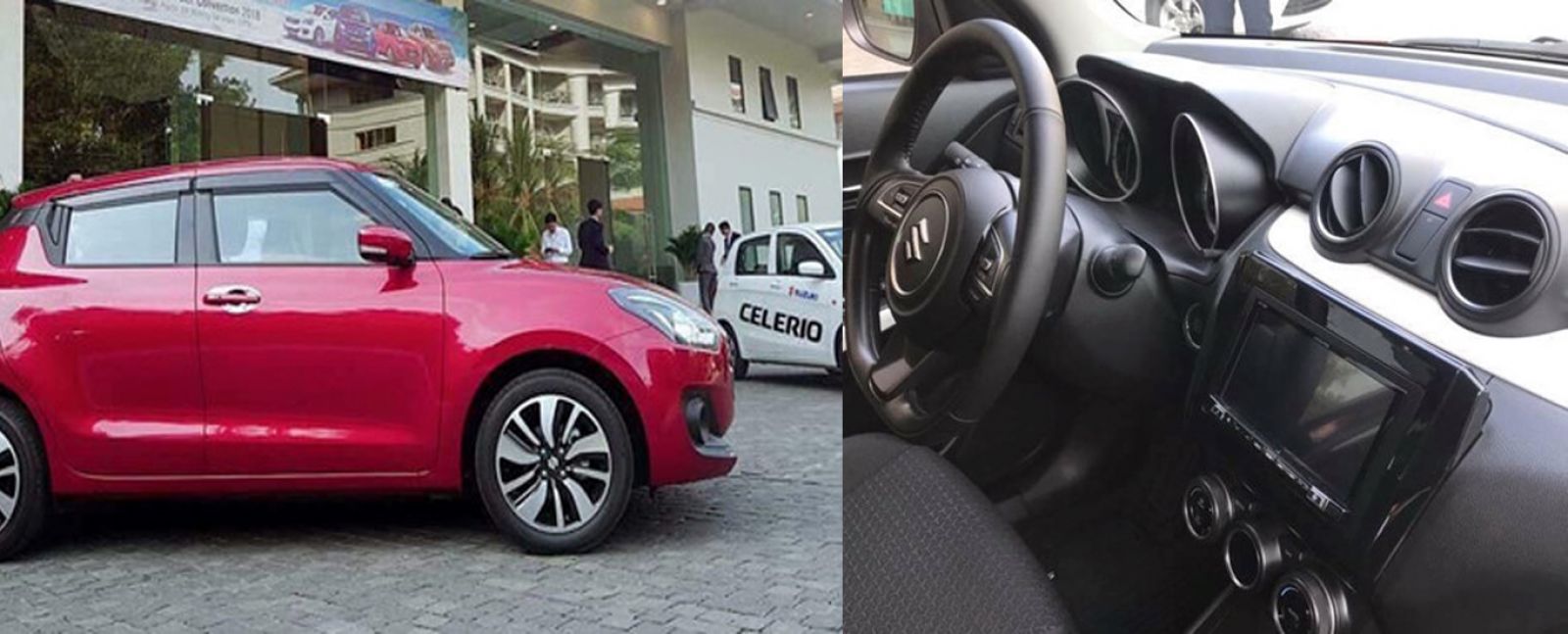 Hình ảnh xe Suzuki Swift 2018 xuất hiện tại một đại lý