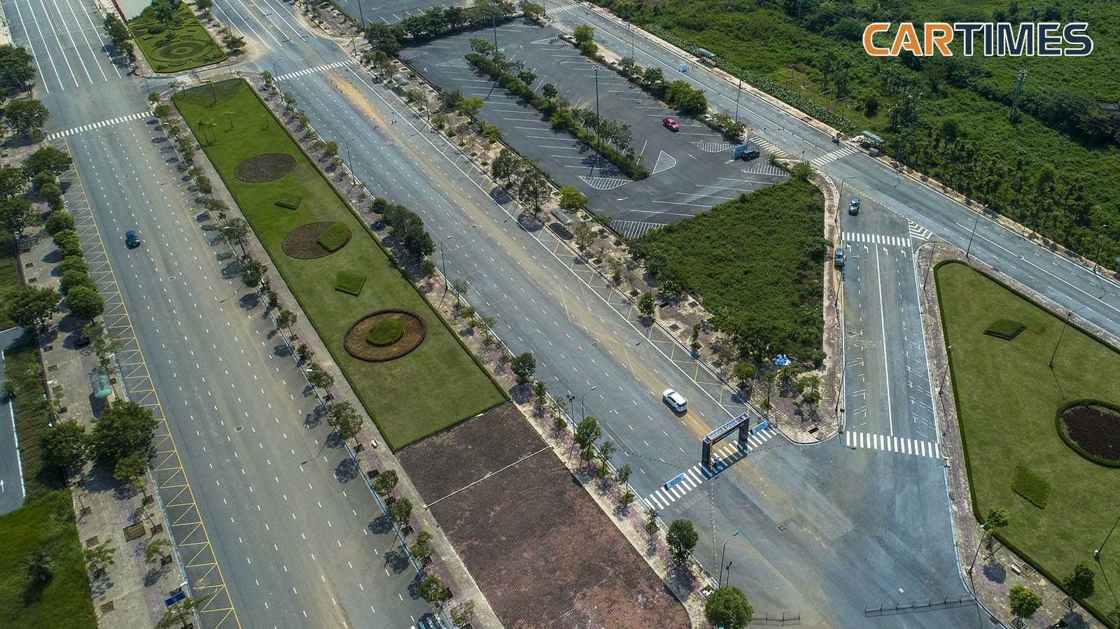 Đường thử tăng tốc khá dài