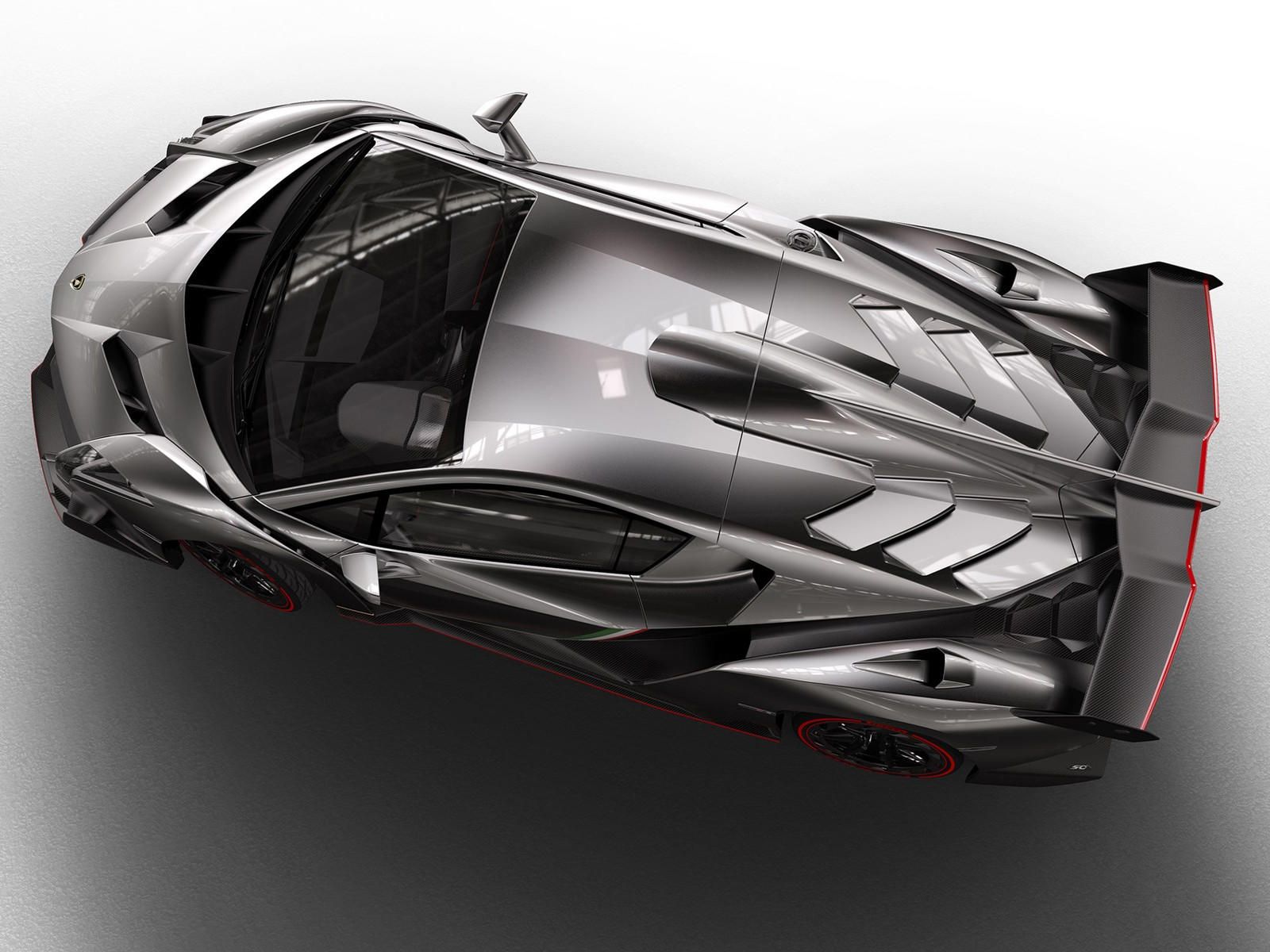 Lamborghini Veneno nhìn từ phía trên