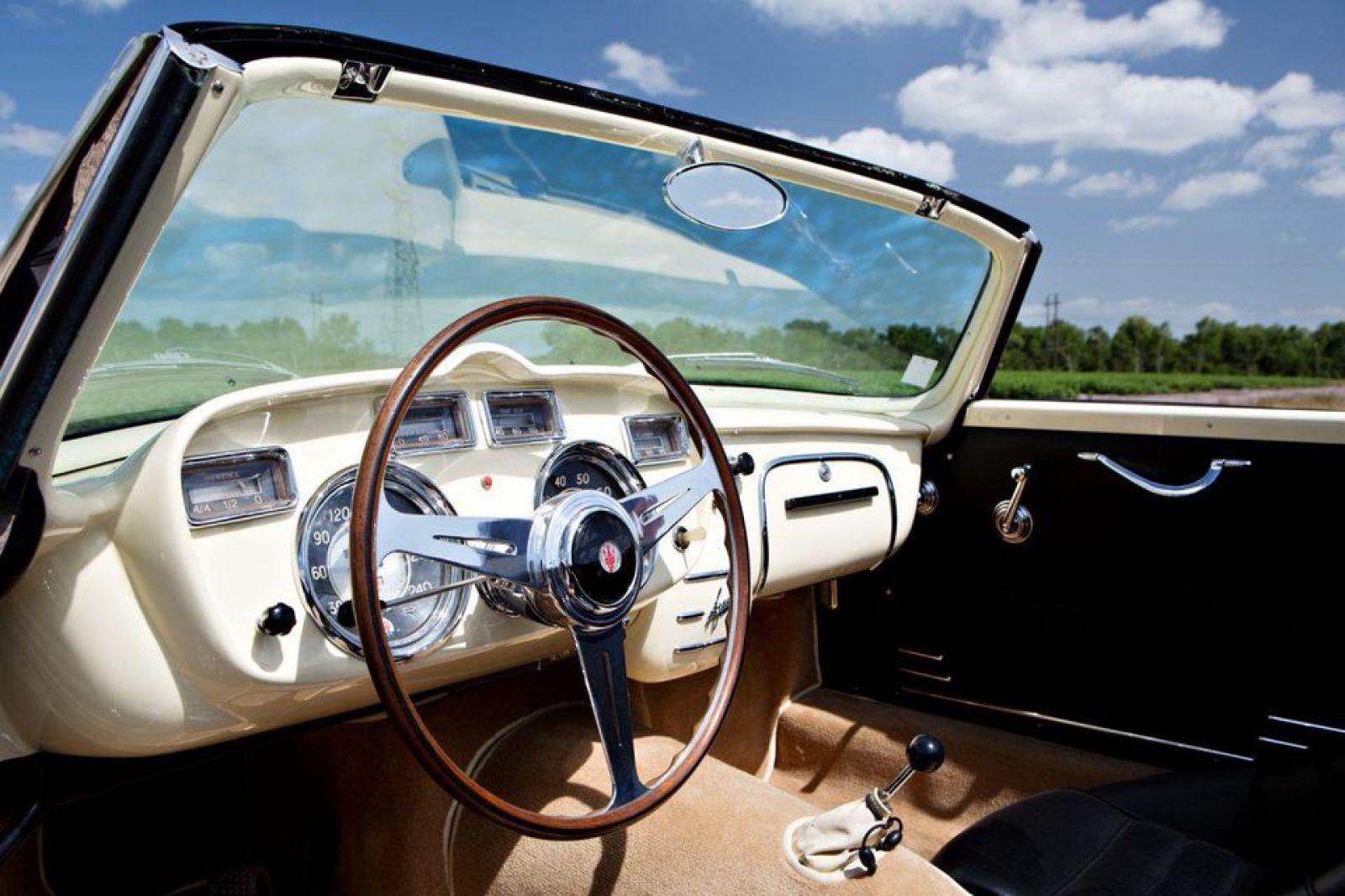 Nội thất xe Maserati A6GCS/53 mui trần 