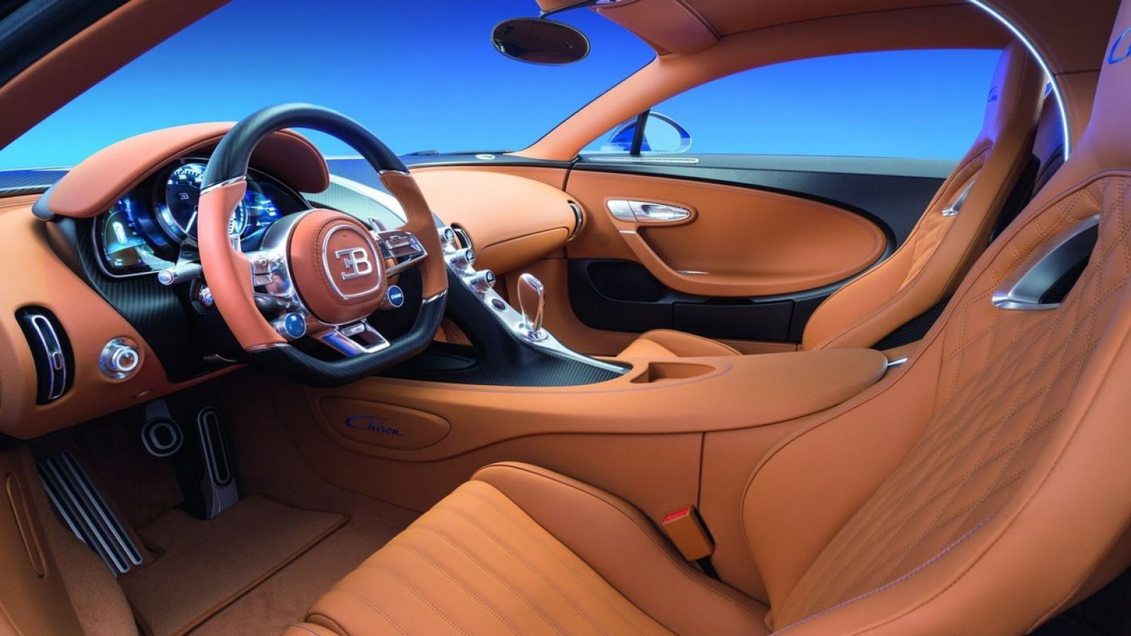 Nội thất xe Bugatti Chiron