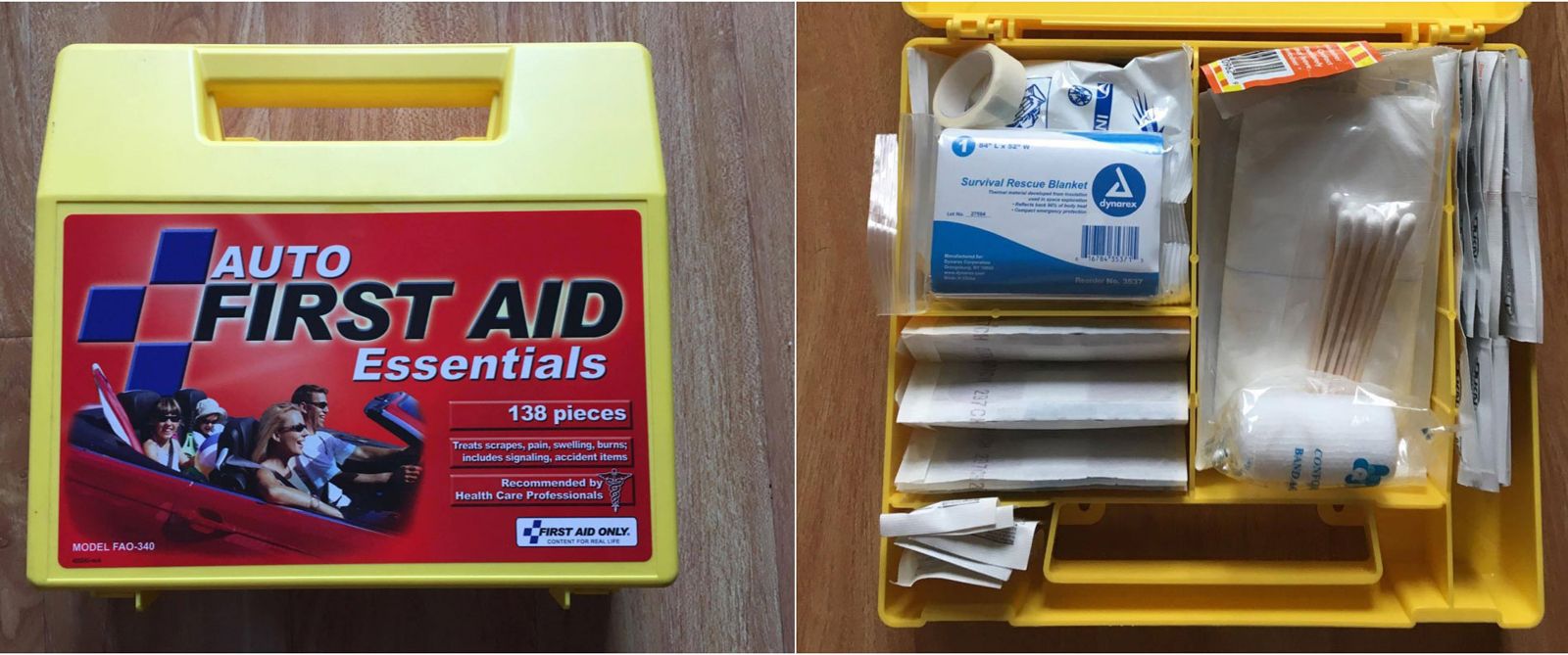 Hộp thuốc y tế trên xe