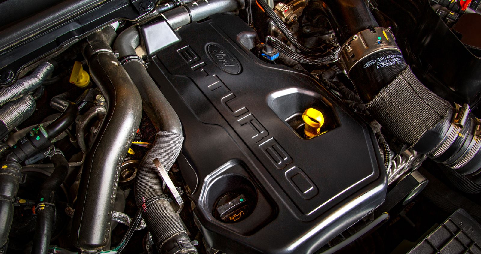 Thiết kê động cơ Bi-Turbo trên Ford Ranger Wildtrak 2018