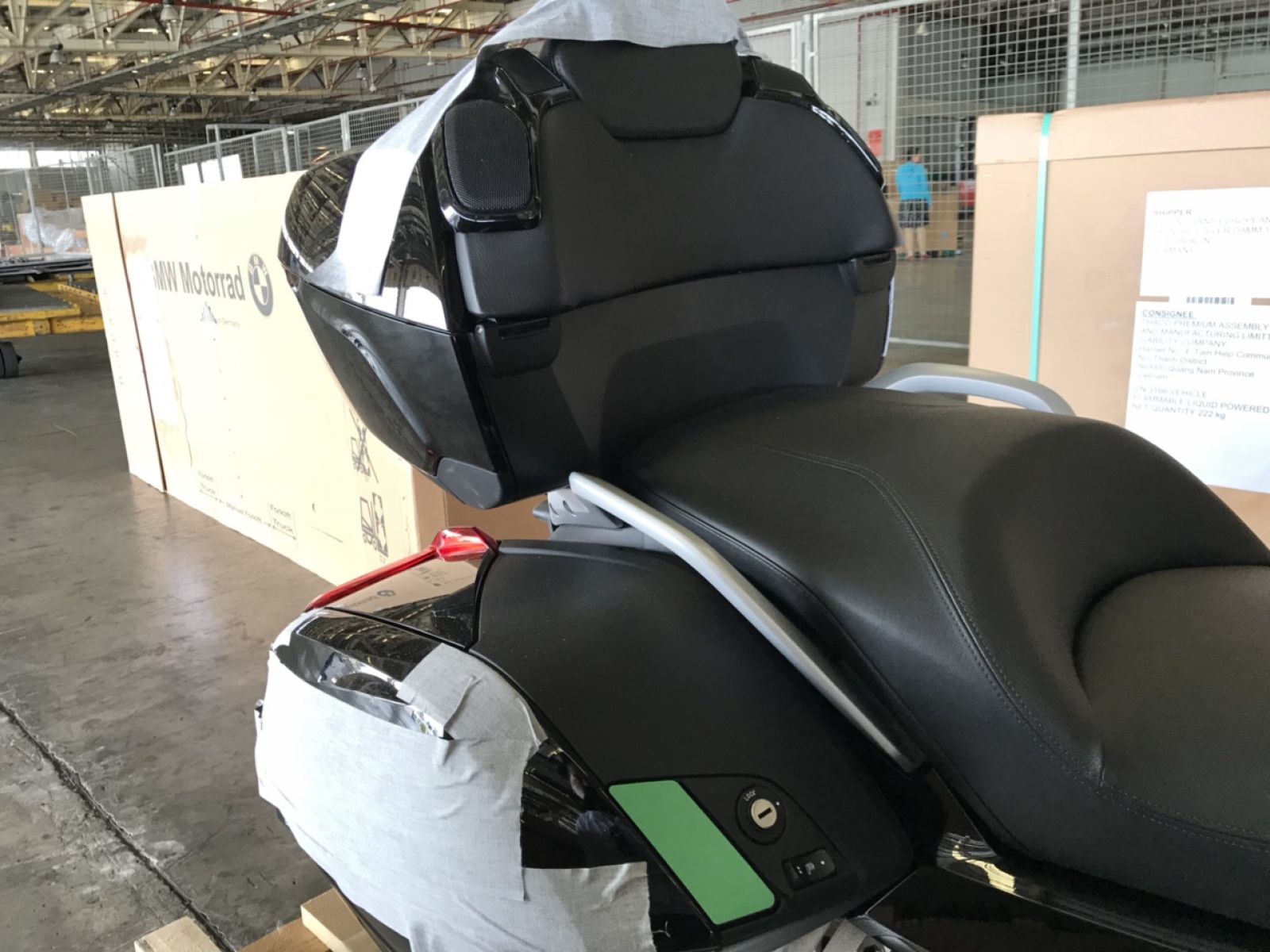Hàng ghế người ngồi sau trên BMW K1600 Grand America