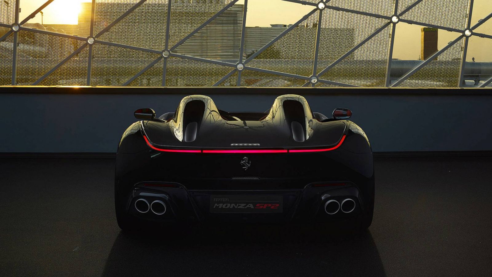 Thiết kế đuôi xe Ferrari Monza SP2