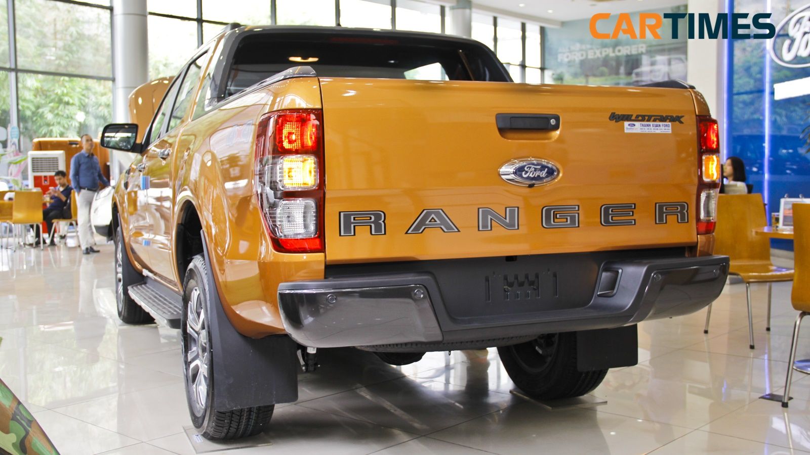 Thiết kế đuôi xe Ford Ranger 2018