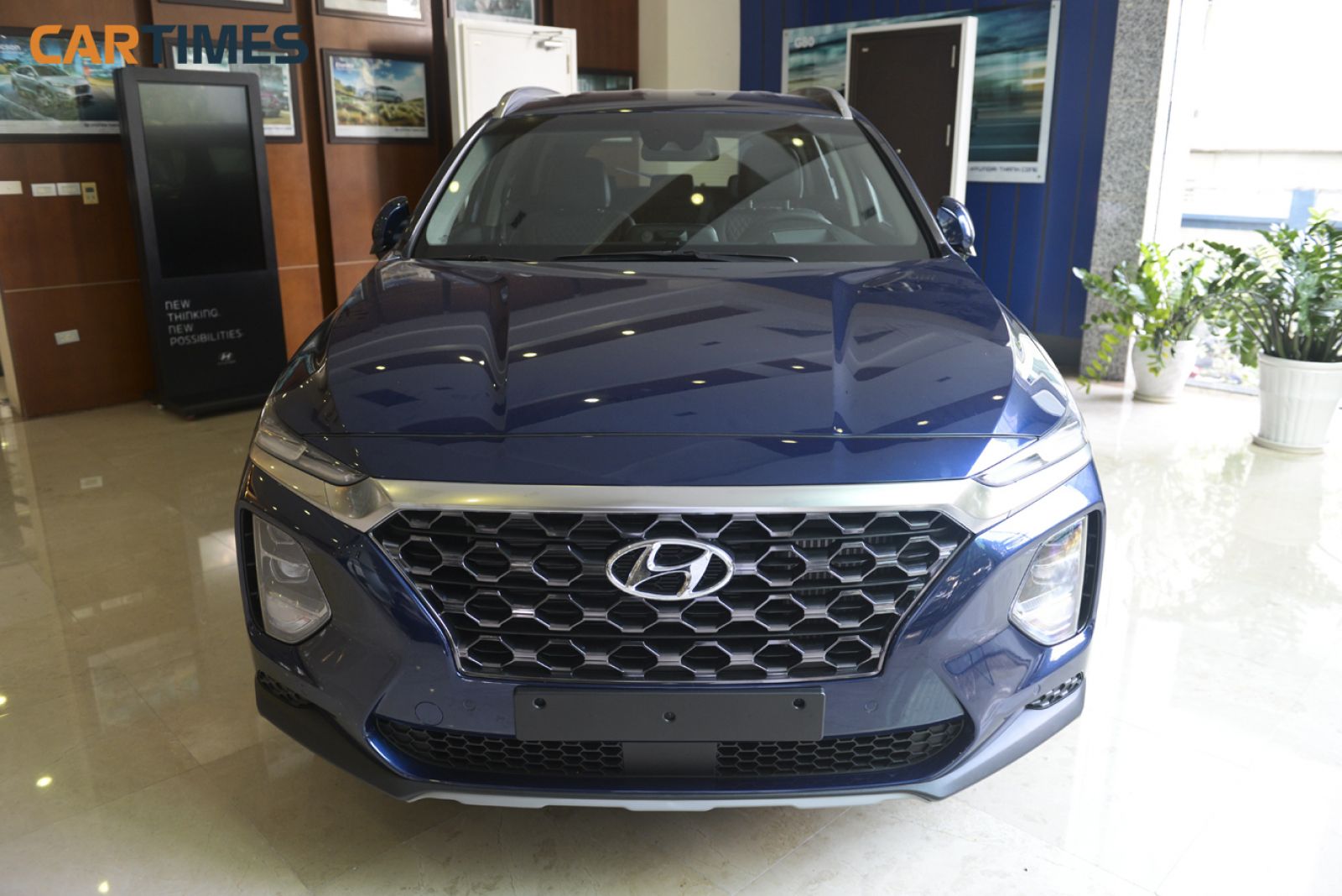 Công nghệ mở khoá bằng vân tay trên Hyundai Santa Fe 2019 chỉ có tại thị trường Trung Quốc