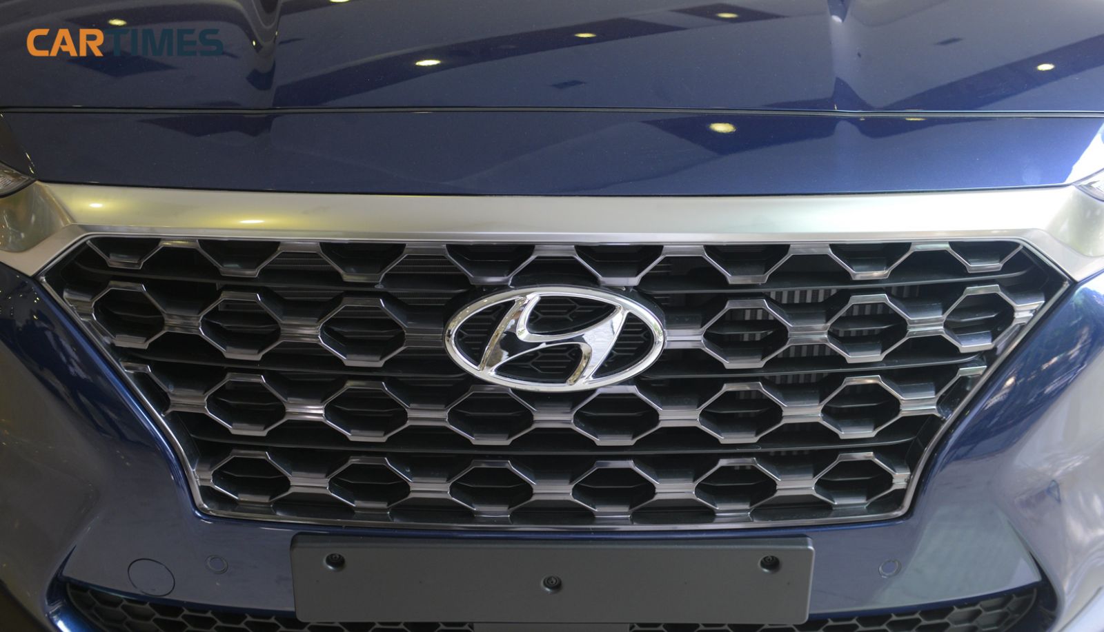 Thiết kế lưới tản nhiệt của Hyunda Santa Fe 2019
