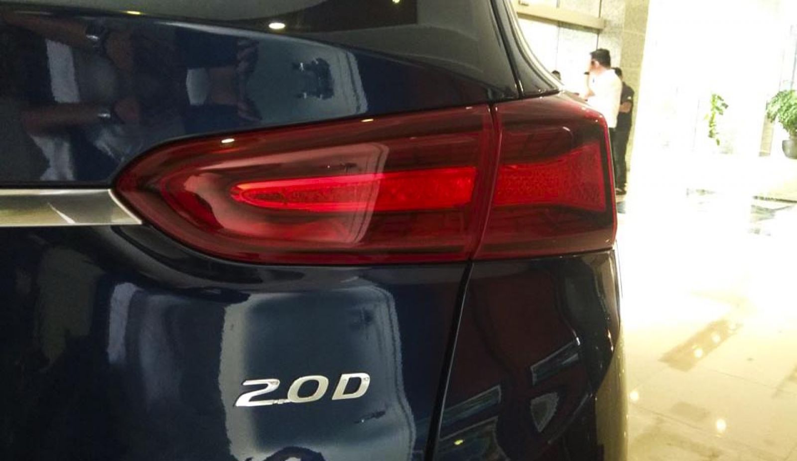 Thiết kế đèn hậu của xe Hyundai San Fe 2019