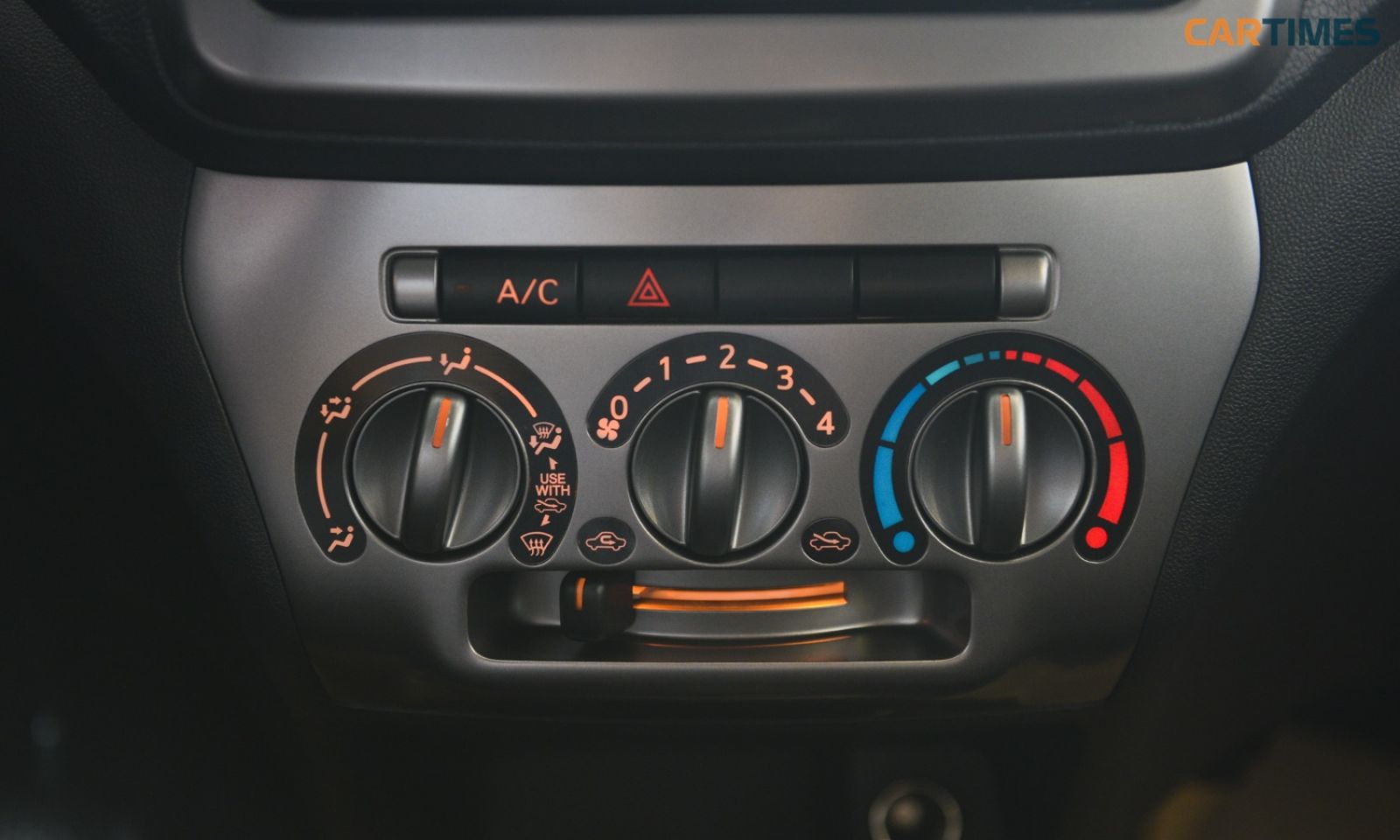 Hệ thống điều hòa chỉnh cơ trên Toyota Wigo