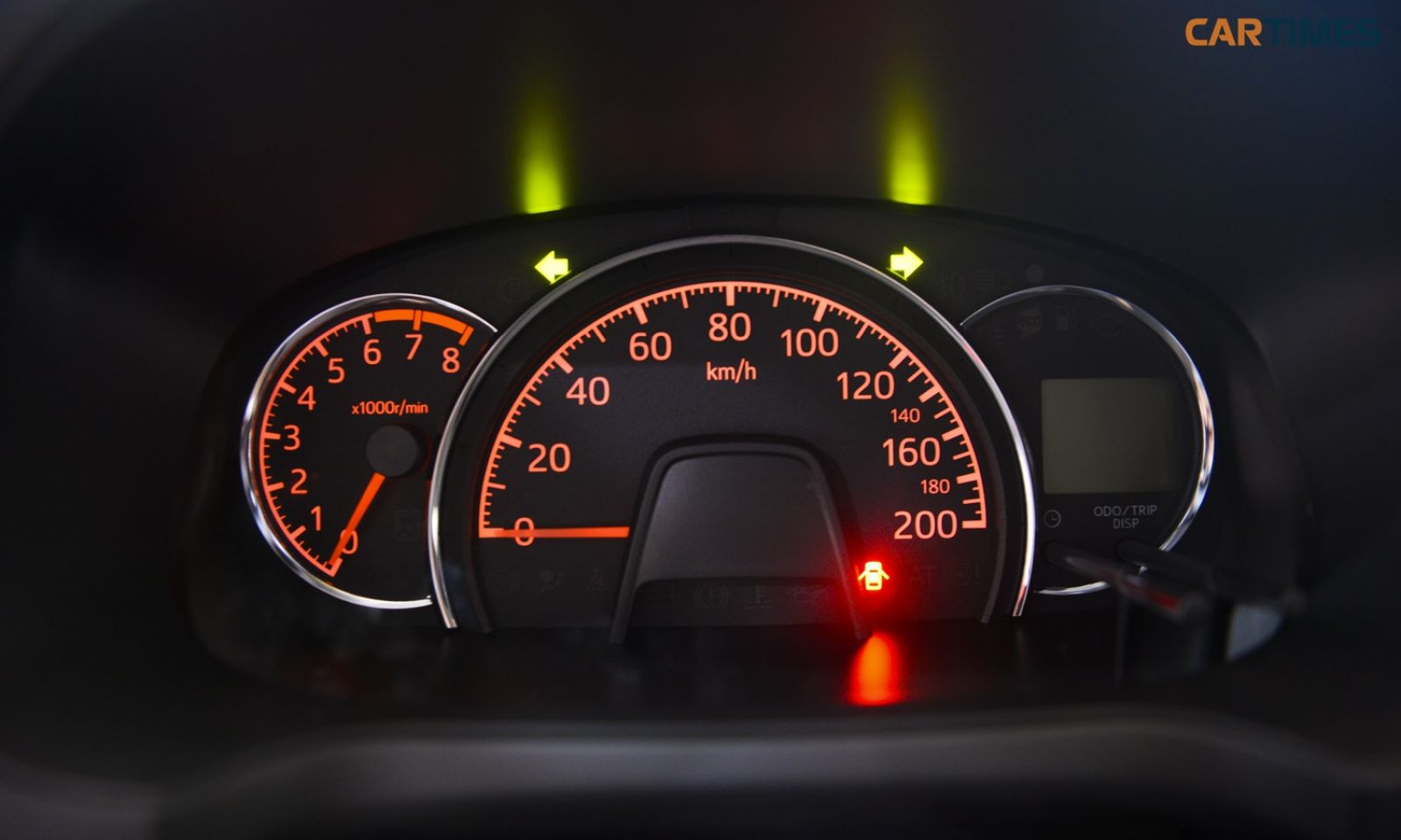 Thiết kế đồng hồ hiển thị trên xe Toyota Wigo