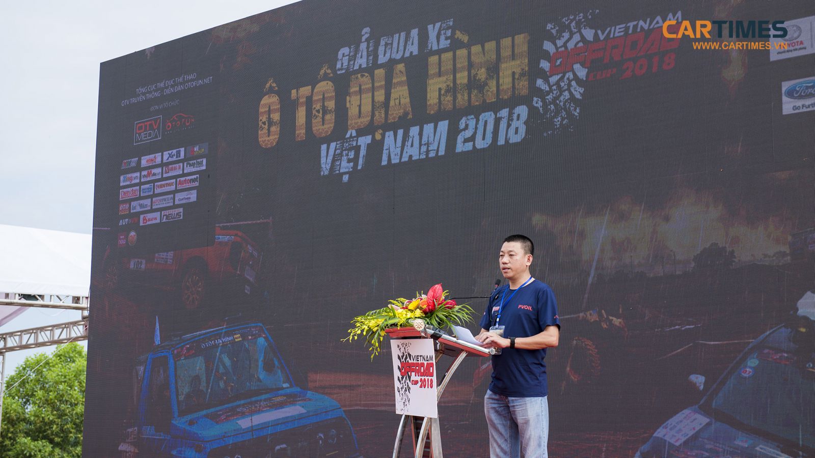 Ban tổ chức VOC 2018 phát biểu trong lễ khai mạc giải