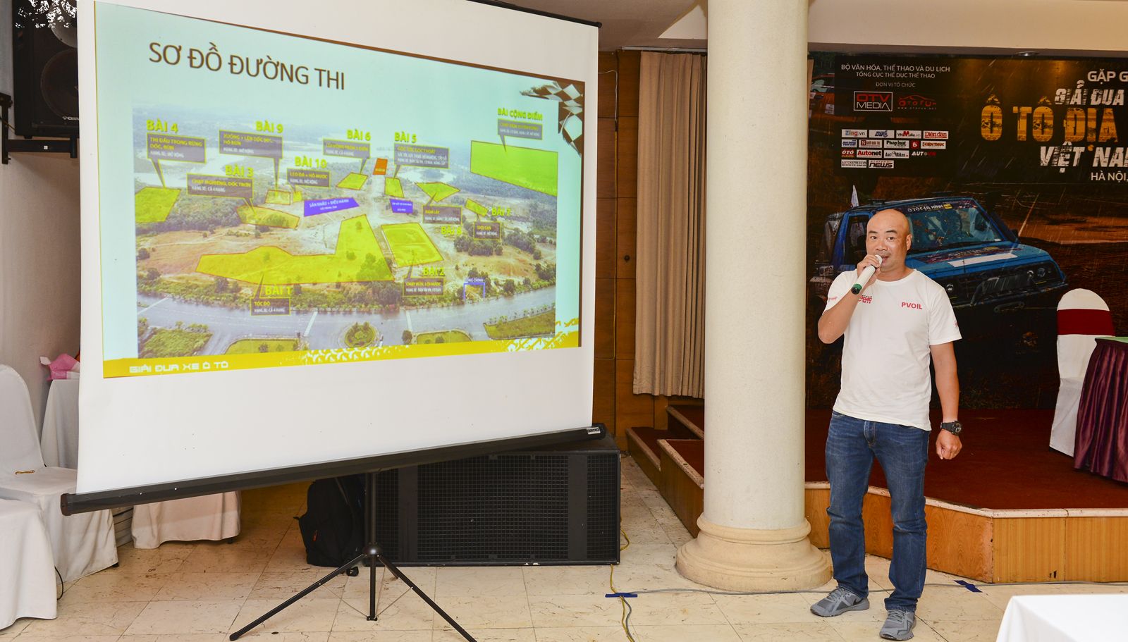 Sơ đồ đường đua khó của VOC 2018 sẽ tạo ra những pha tranh tài gay cấn
