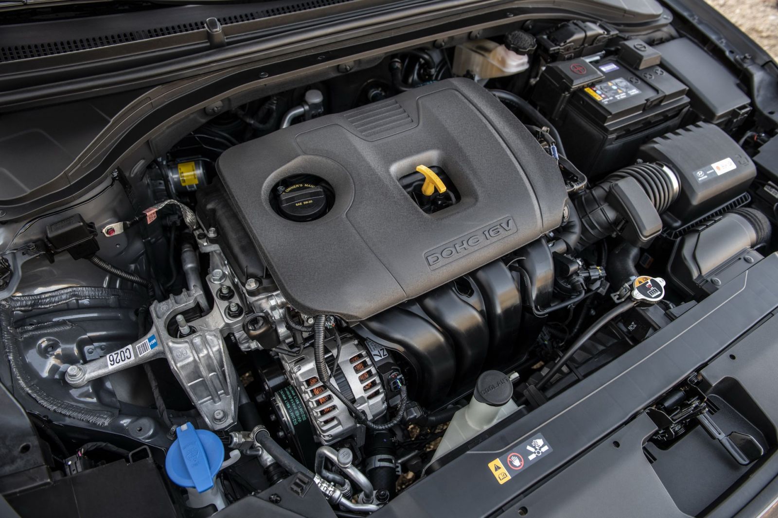Thiết kế động cơ Hyundai Elantra 2019