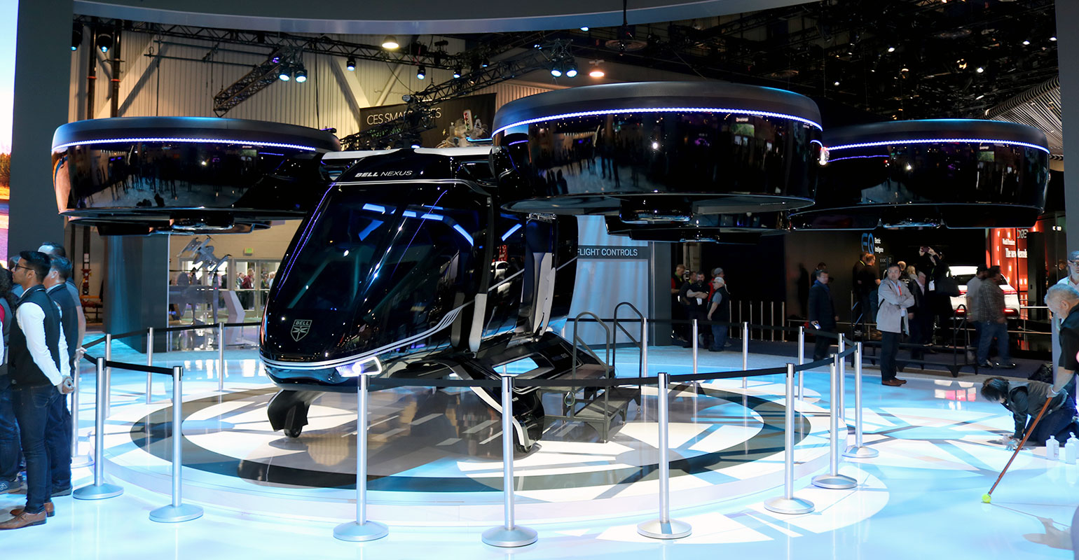 Hình ảnh taxi bay Nexus tại CES 2019