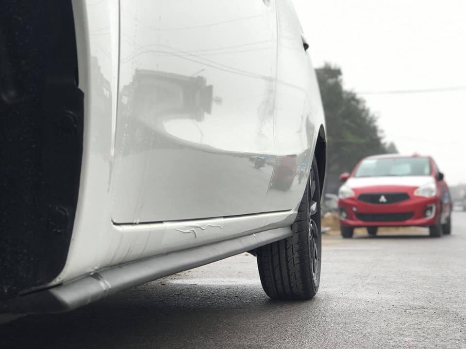 Thiết kế bên hông xe Mitsubishi Attrage mới
