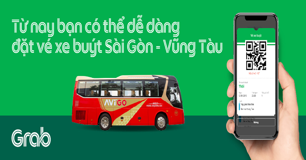 Đặt xe qua ứng dụng grab