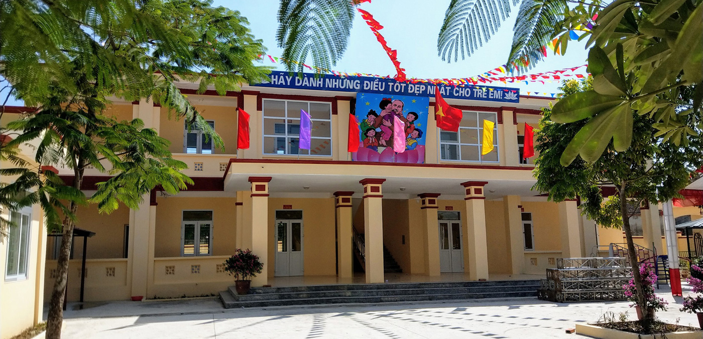 Trường Mầm non Gia Thắng vừa được khánh thành