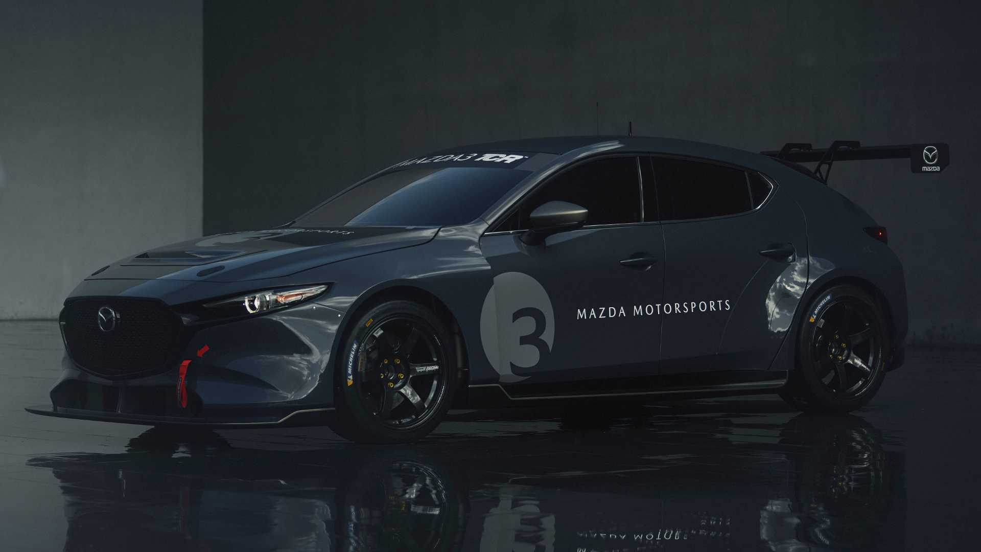 Phiên bản xe đua của mẫu xe Mazda3 không thể sử dụng trên đường phố