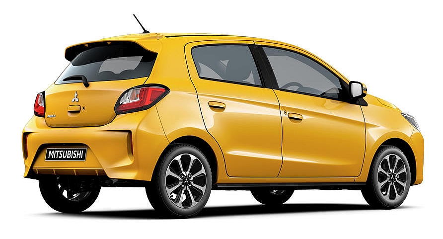 Đuôi xe Mitsubishi Mirage phiên bản mới
