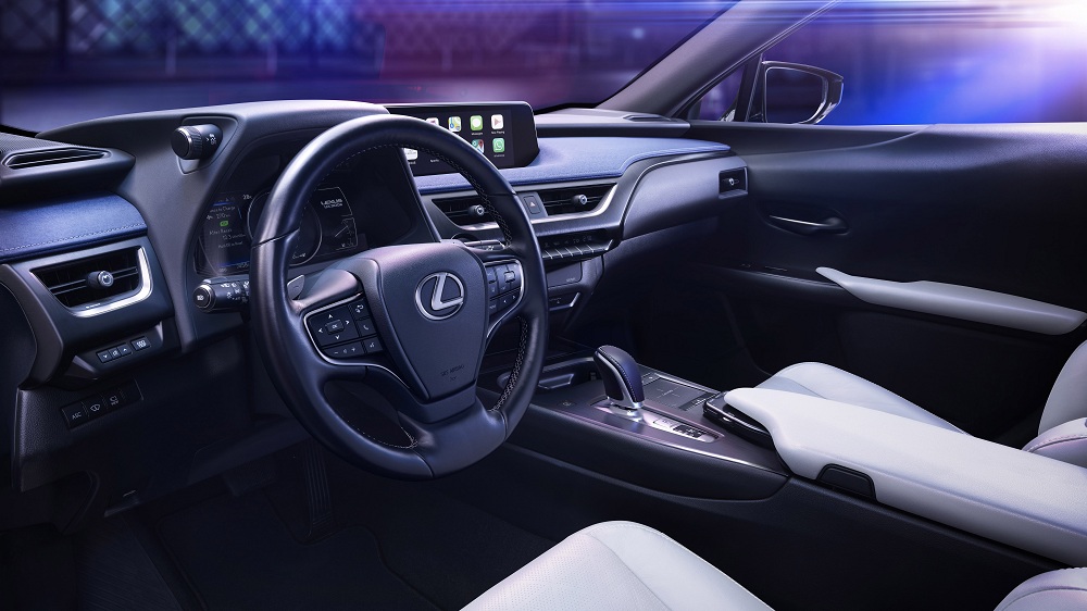 Khoang nội thất của xe Lexus UX300e