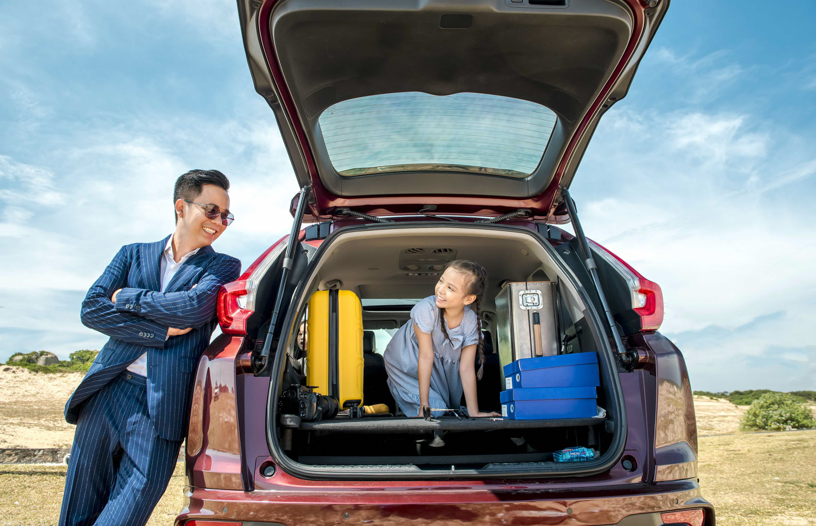 Cốp xe Honda CR-V rộng rãi