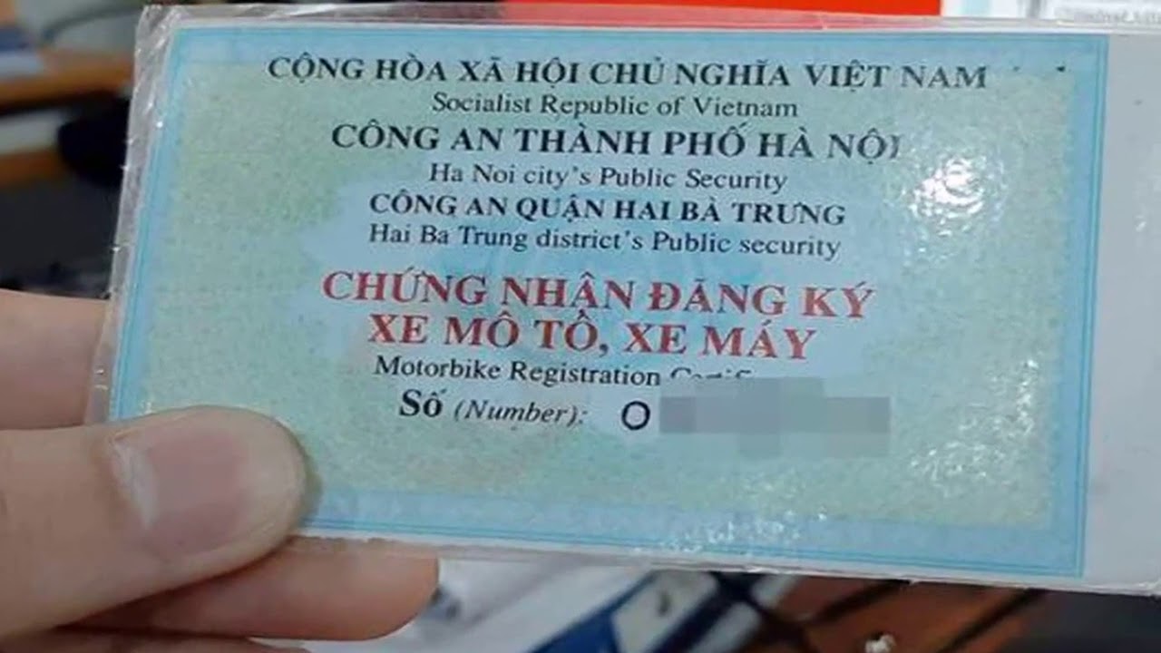 giấy đăng ký xe