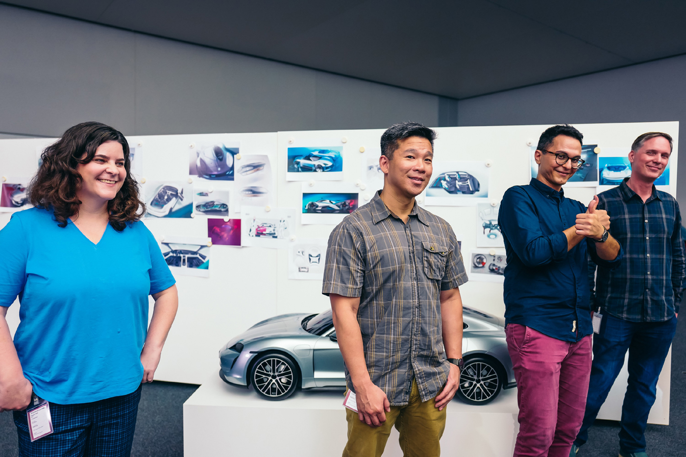 Đội ngũ thiết kế của Star Wars tham quan Văn phòng Thiết kế Porsche Style