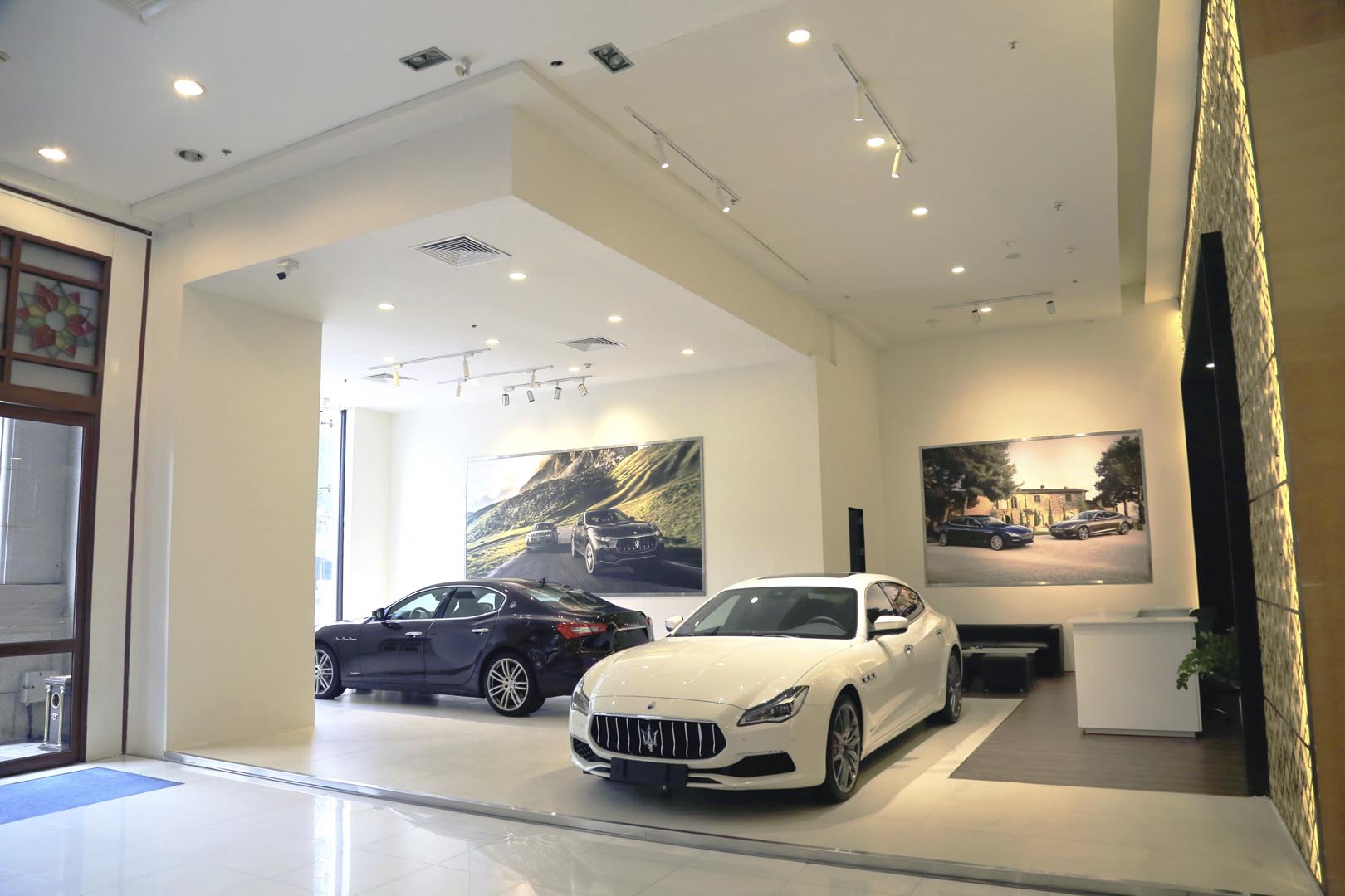 Không gian trưng bày xe Maserati