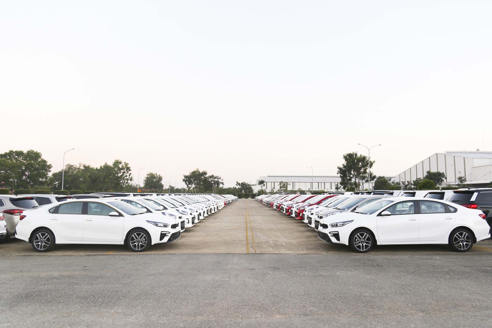 Dàn xe Kia Cerato đầu tiên được xuất khẩu