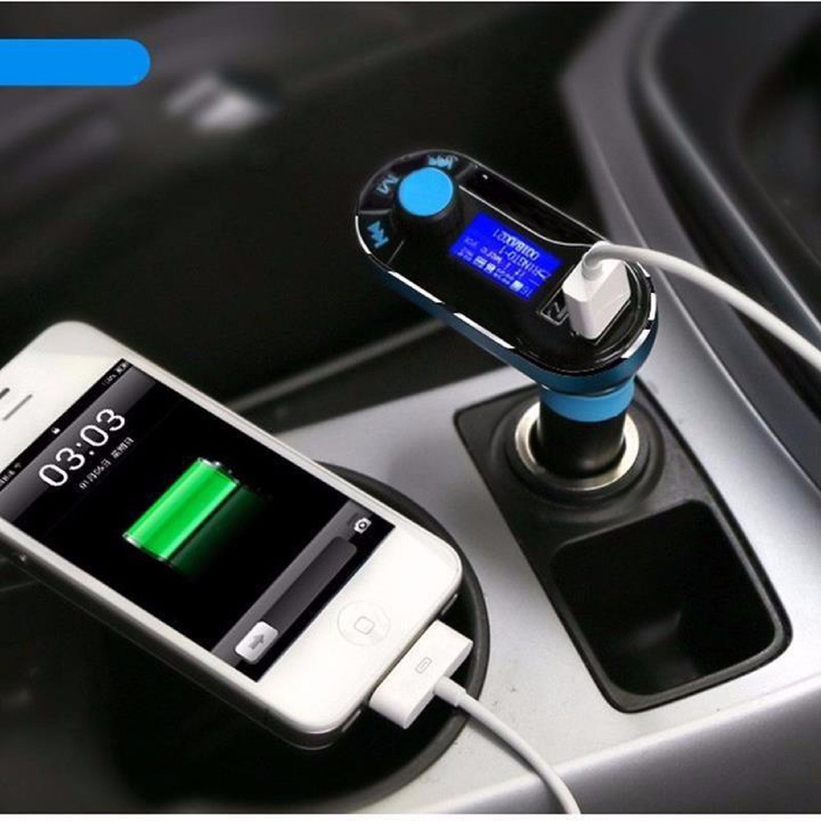 sạc pin trên xe
