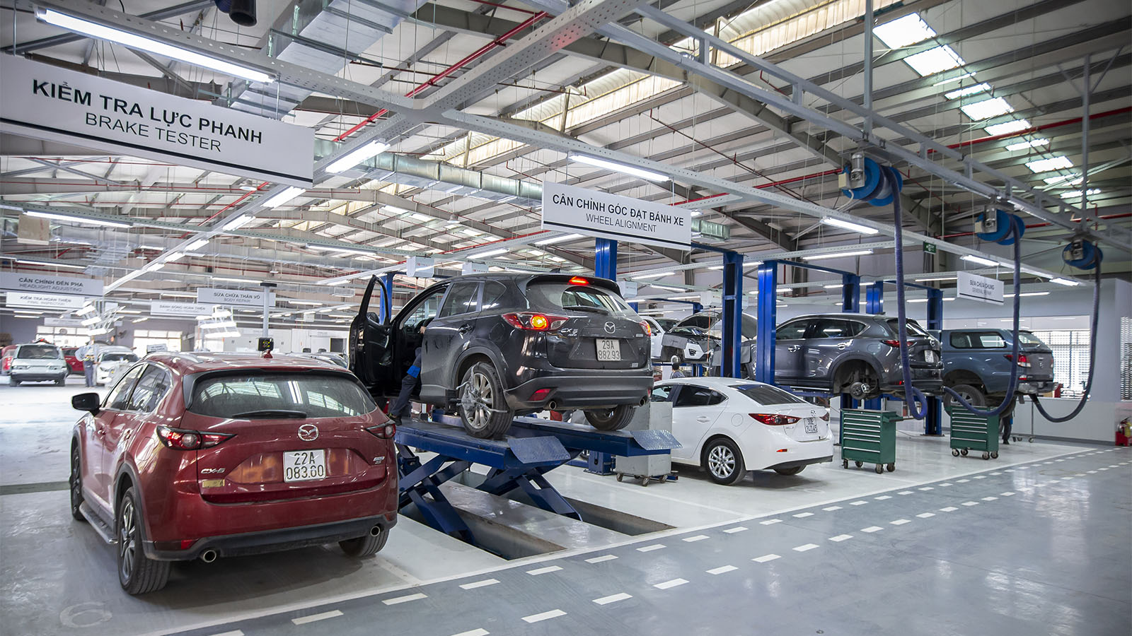 Xưởng dịch vụ mazda Giải Phóng