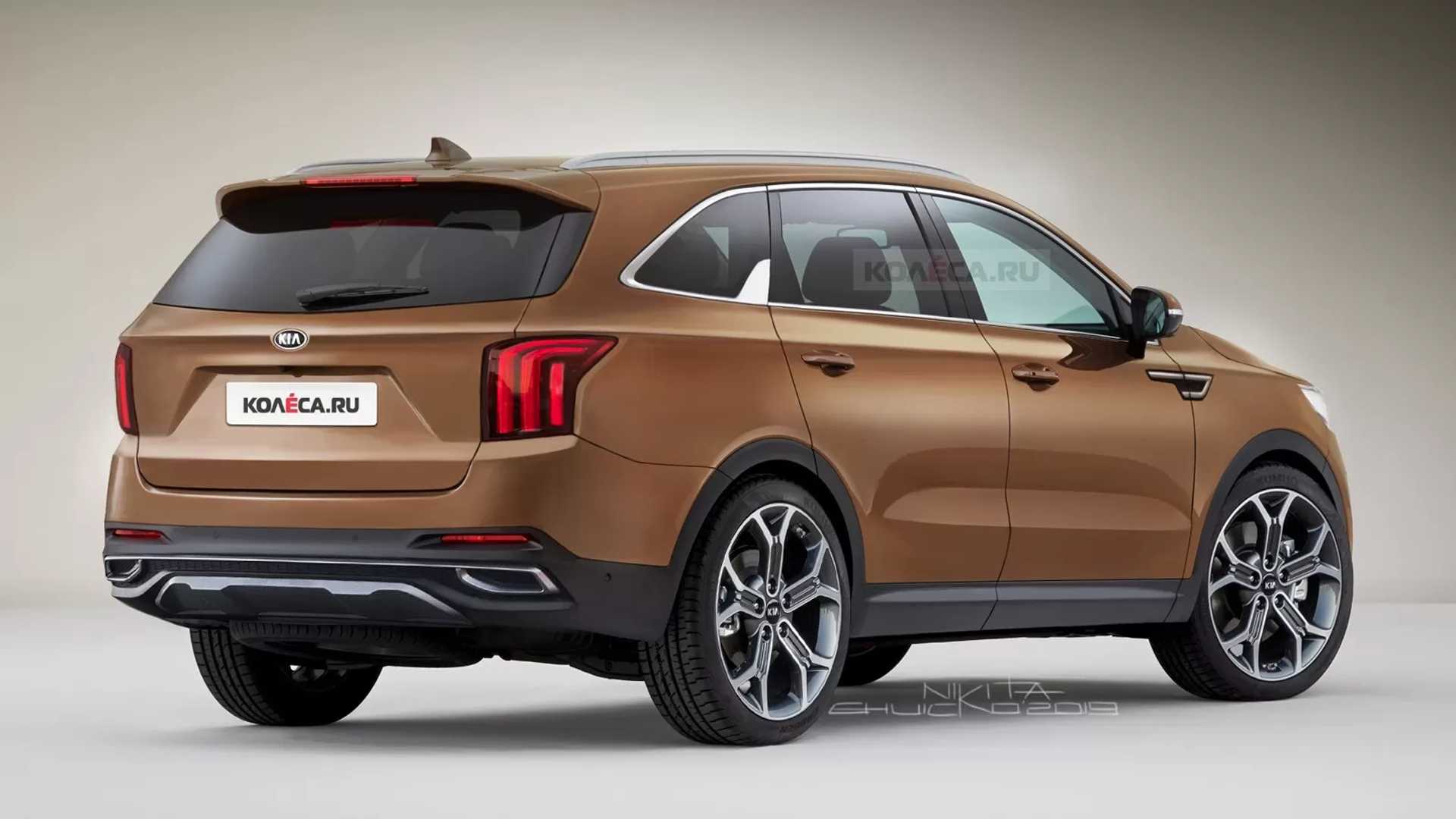 Kia Sorento thế hệ mới sẽ được thiết kế lại ngoại thất.